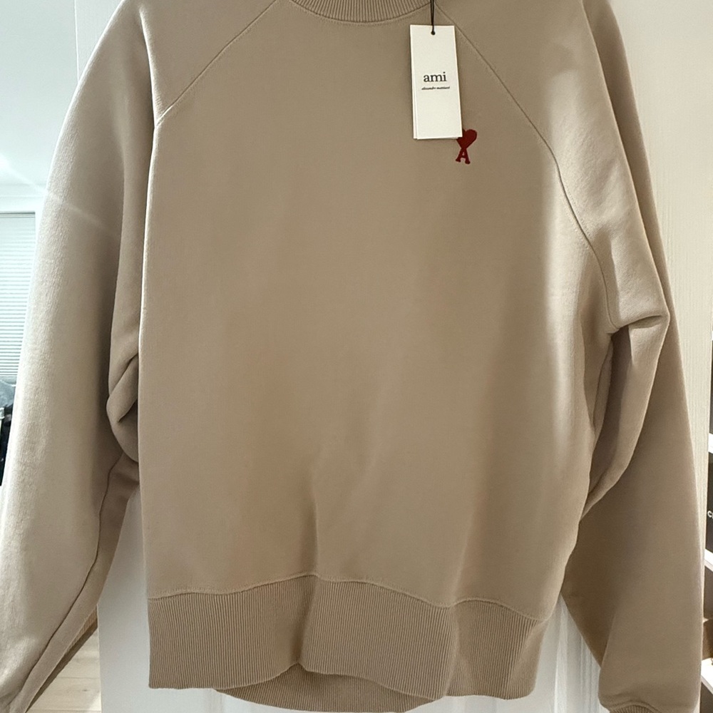 Ami Tan Crewneck Sweater for Men